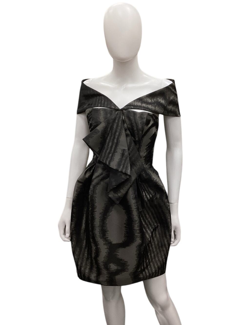 Robert Rodriguez Women’s Dress Size M “ Chic Little Devil” Back Zipper Charcoal